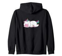 sleeping Unicorn Zip Hoodie
