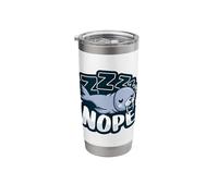 Sleeping Walrus Nope Design for a Walrus Lover Stainless Steel Insulated Tumbler