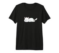 Sleeping White Cat Premium T-Shirt