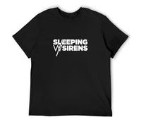 Sleeping with Sirens T-Shirt Graphics Tee Black Tee Shirt L