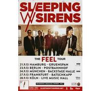 Sleeping With Sirens - The Feel 2013 - Concert Poster Plakat