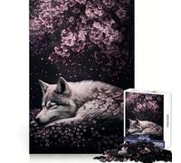 Sleeping Wolf 1000 Piece Jigsaw Puzzle for Teenagers Mind Game Toy Stress Release Neat Cut Artistic Gift 38x52cm