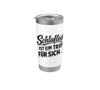 Sleepless is a Trip in Itself Stainless Steel Insulated Tumbler