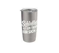 Sleepless is a Trip in Itself Stainless Steel Insulated Tumbler