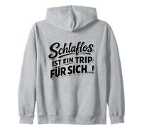 Sleepless is a trip in itself Zip Hoodie