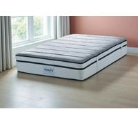 Madefor.Living Sleepy Hybrid Mattress 2000 Pocket Sprung multi layered soft touch - Single, Grey
