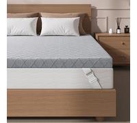 Sleepmax Extra Firm Mattress Topper Full Size 4 Inch - Firm Memory Foam Bed Topper for Back Pain Relief - Cooling Mattress Pad for All Body Shapes - Non-Slip Deluxe Cover, CertiPUR-US Certified