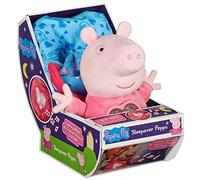 SLEEPOVER PEPPA SOFT TOY BEDTIME LULLABY TOY WITH LIGHTS AND SOUNDS PRESCHOOL GIFT AGE 3, 4, 5, Pink