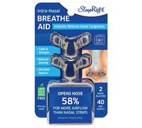 SleepRight Intra-Nasal Breathe Aid - Nasal Dilator for Sleep - 40 Day Supply