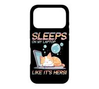 SLEEPS ON MY LAPTOP LIKE IT'S HERS Case for iPhone 17 Pro