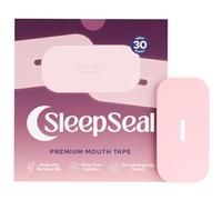 SleepSeal Mouth Tape for Sleeping - Made from Sustainable Bamboo Silk, Hypoallergenic & Dermatologically Tested Sleep Tape - Snoring Aid Solution, Improves Nasal Breathing - 30 Night Supply