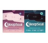 SleepSeal Mouth Tape for Sleeping - Vented, Duo Bundle - Made from Hypoallergenic Bamboo Silk - Dermatologically Tested Sleep Tape Gentle on Skin - Supports Nasal Breathing - 60 Nights
