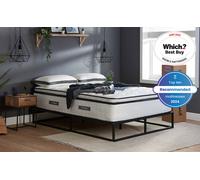 SleepSoul Space 2000 Pocket Memory Pillow Top Mattress, Superking Dimensions: 6′ x 6′6″ (180cm x 200cm)