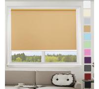 Sleeptight Portable Blackout Blind 35x180 cm UV Protection Thermal Insulation Day & Night Use Easy Install for Windows & Doors Cream Color Perfect for Better Sleep