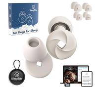SleepTite Ear Plugs for Sleep - Multi-Purpose Noise Cancelling Earplugs, 33dB Sleep Earbuds Ear Plugs Noise Cancelling - Stylish Design for Effective Noise Reduction (Moonlight Grey)