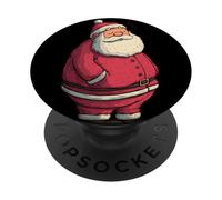Sleepwalking Santa Claus Costume for Funny Christmas PopSockets Adhesive PopGrip
