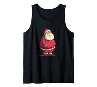 Sleepwalking Santa Claus Costume for Funny Christmas Tank Top
