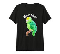 Sleepy Amazon Parrot Bird Mom Watercolor Premium T-Shirt
