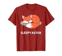 Sleepy As Fox - Napping Animal Tired Lazy Snoozing Pajama T-Shirt