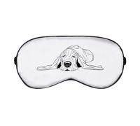 'Sleepy Basset Hound' Sleep/Travel Eye Mask (EY00010493)