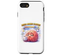 Sleepy Brain Coffee Humor Energy Boost Case for iPhone SE (2020) / 7/8