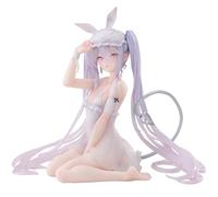 Sleepy Bunny-Sugar Figure Anime Bunny Girl Figure 13cm Kneeling Pajamas PVC Model Desktop Decoration Collectible Gift