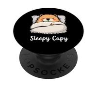 Sleepy Capy Whimsical Capybara PopSockets Adhesive PopGrip