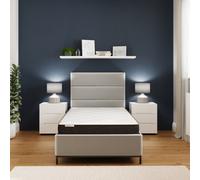 GFW Sleepy Castle Single Bonnell Spring Mattress - White - Wilko