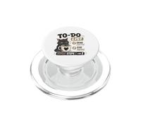 Sleepy Cat Coffee To-Do List Stay Awake PopSockets PopGrip for MagSafe