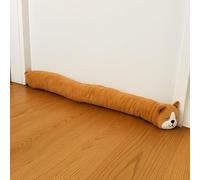 Sleepy Cat Draught Excluder - Weighted Door & Window Draft Stopper, Super Soft Plush Polyester Fabric, Hanging Loop for Easy Storage, Keeps Rooms Warm & Cosy - 88cm Long