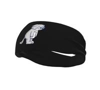 Sleepy Cat Headbands Men Women Non Slip Wicking Sports Sweatband for Gym Basketball Yoga Hairbands