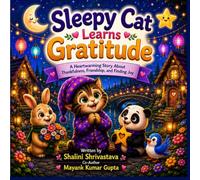 Sleepy Cat Learns Gratitude: A Heartwarming Story About Thankfulness, Friendship, and Finding Joy (Dreamy Toons Life Lessons Series)