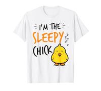 Sleepy Chick Easter Chick Sayings for The Easter Egg Hunt T-Shirt