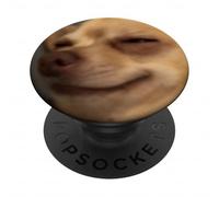 Sleepy Chihuahua Chill Face Funny Cute Blurry Meme PopSockets Adhesive PopGrip
