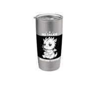 Sleepy Dragon Humor No Talkie Before Coffee Stainless Steel Insulated Tumbler