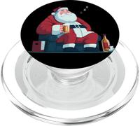 Sleepy Drunk Santa Claus Costume for Hangover Christmas Look PopSockets PopGrip for MagSafe