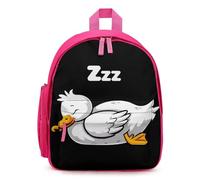 Sleepy Duck Cute Backpack Small Daily Daypack Travel Shoulder Bag with Adjustable Strap Funny Graphic