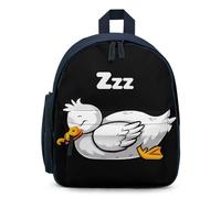 Sleepy Duck Cute Backpack Small Daily Daypack Travel Shoulder Bag with Adjustable Strap Funny Graphic