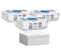 Sleepy Easy Clean Extra Large Multi Surface Cleaning Wipes - Bleach Camasir Suyu - Surface, Floor & Mop Use - 3 Blue Pack (300 Sheets) by EASY SUPPLY