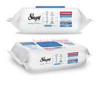 Sleepy Easy Clean Surface Cleaning Towel Bleach Additive 6 Pack Cloths Wipe, Antibacterial, Extra Large and Strong, Vegan Çamaşır Suyu Katkili Yüzey Temizlik Havlusu 6x100 pcs by TOM