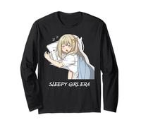 Sleepy Girl Era Shirt - Cute Anime Manga Kawaii Soft Girl Long Sleeve T-Shirt