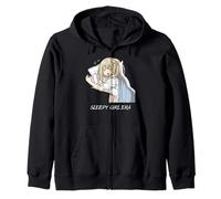 Sleepy Girl Era Shirt - Cute Anime Manga Kawaii Soft Girl Zip Hoodie