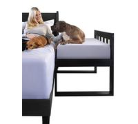 Sleepy Hippo Mattress ONLY - Bedside Pet Bed Cosleeper - Pet Bassinet - Human Dog Bed with Bolster