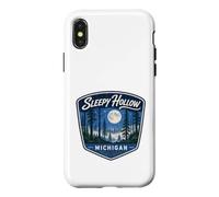 Sleepy Hollow Michigan Moon Forest Night Nature Outdoors Case for iPhone X/XS