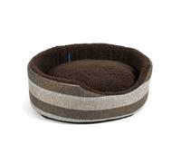 Sleepy Paws Oval Beds Tawny Stripe 50cm