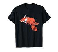 Sleepy Red Panda Zoo Animal Lover Girls Boys Gift Red Panda T-Shirt