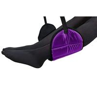 Sleepy Ride - Airplane Footrest Made with Premium Memory Foam - Airplane Travel Accessories - Tested and Proven to Prevent Swelling and Soreness - Provides Relaxation and Comfort (Purple)