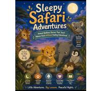 Sleepy Safari Adventures: Animal Bedtime Stories That Teach Nature Facts Without Feeling Educational: Gentle Bedtime Stories Filled with Wildlife Facts, Calm Adventures, and Sweet Dreams for Curious