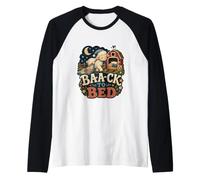 Sleepy Sheep Farmhouse Quote Pajama for Bedtime Raglan Baseball Tee