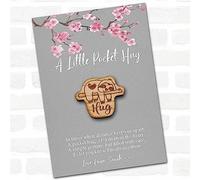 Sleepy Sloth Grey Pink Blossom Personalised Gift Pocket Hug